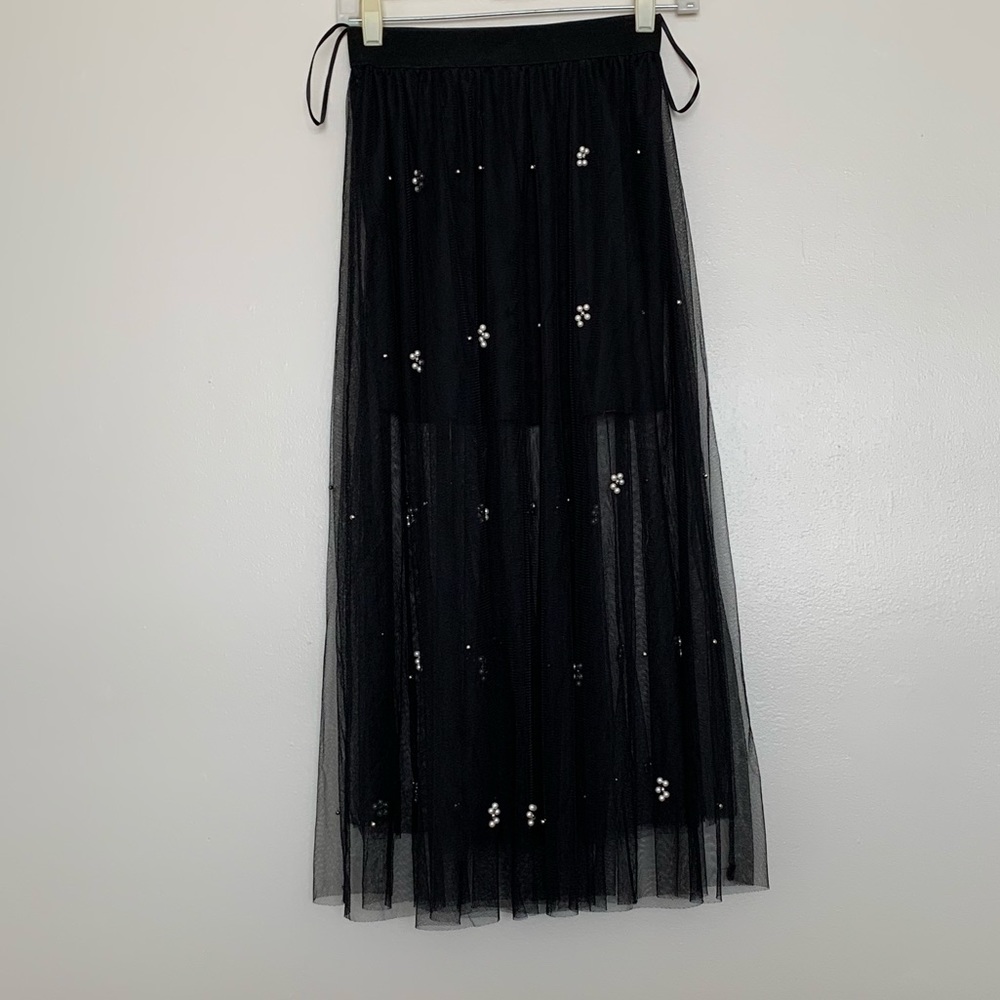 Forever 21 black tulle skirt